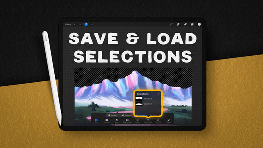Pro Tip: Save & Load Selections in Procreate