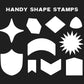 badge stamps for procreate - simple shapes for procreate - visualtimmy - simple shapes for procreate - procreate bundle