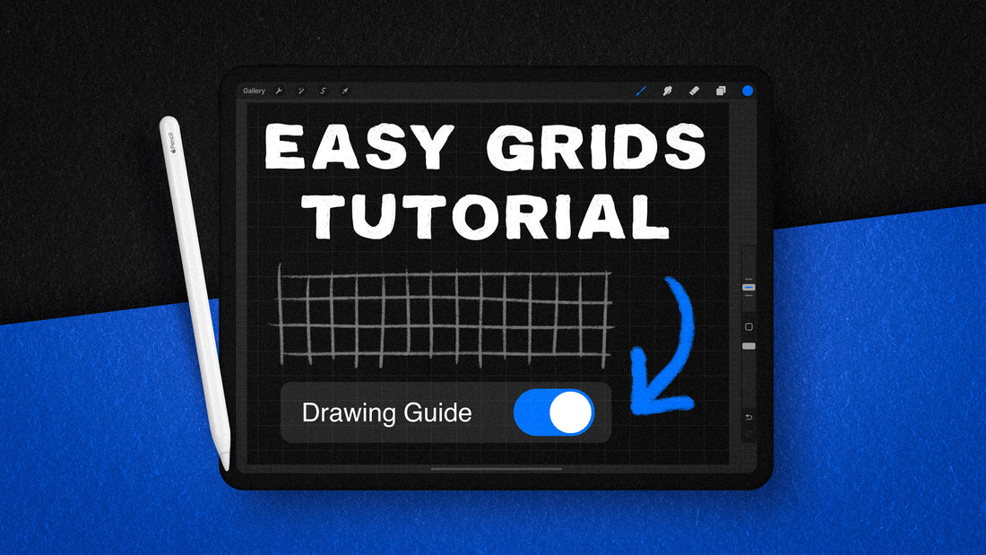 Guides, Grids, & Symmetry: Precision Tools in Procreate