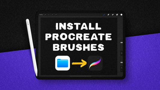 The FASTEST way to install brushes into Procreate!