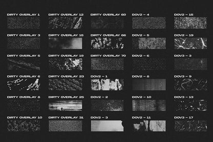 dirty texture stamps, texture overlays for procreate