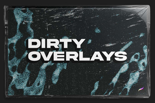 Dirty overlays procreate brush pack, visualtimmy