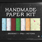 handmade paper kit - digital paper - paper textures -visualtimmy