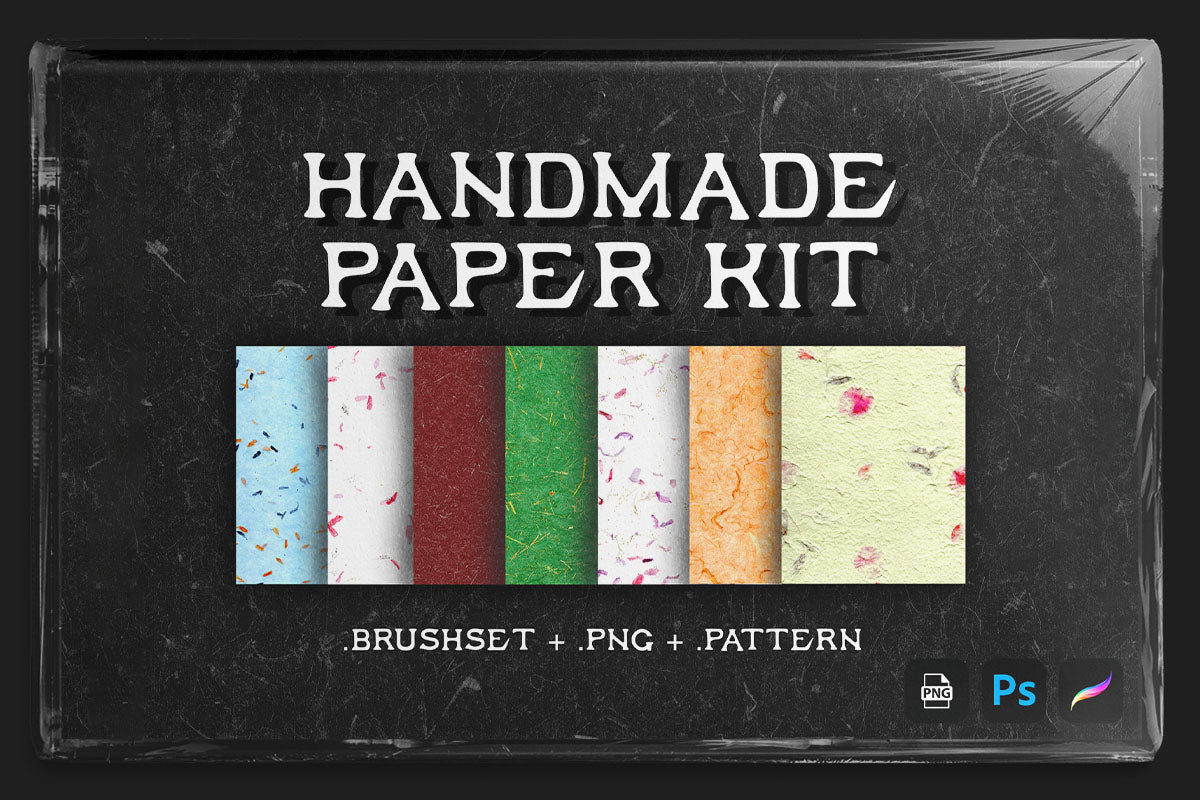 Handmade Paper Kit - Paper Textures from VisualTimmy.com
