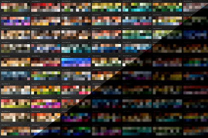 pre made color palettes for procreate - movie stills
