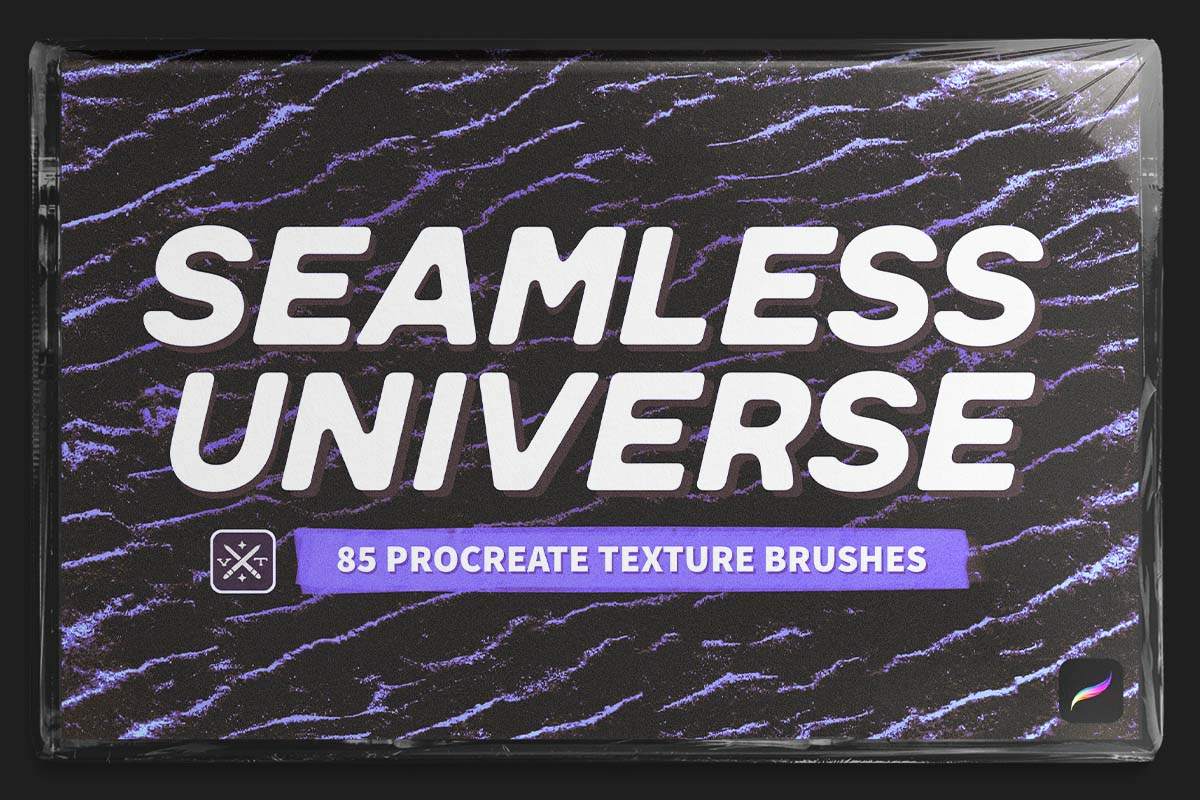 Seamless Universe - Seamless Texture Brushes for Procreate - 85 procreate brush bundle - visualtimmy