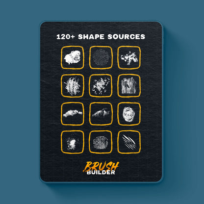 shape source textures for procreate, make your own brushes